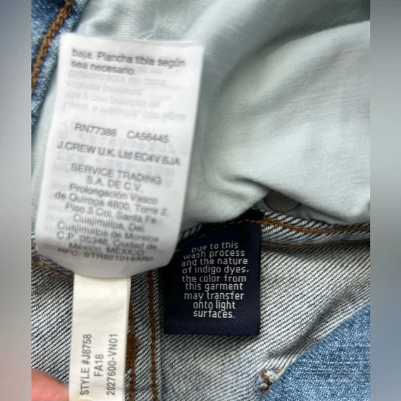 Madewell Cali Demi-Boot Blue Jeans Women’s Size: 29 - Picture 10 of 16